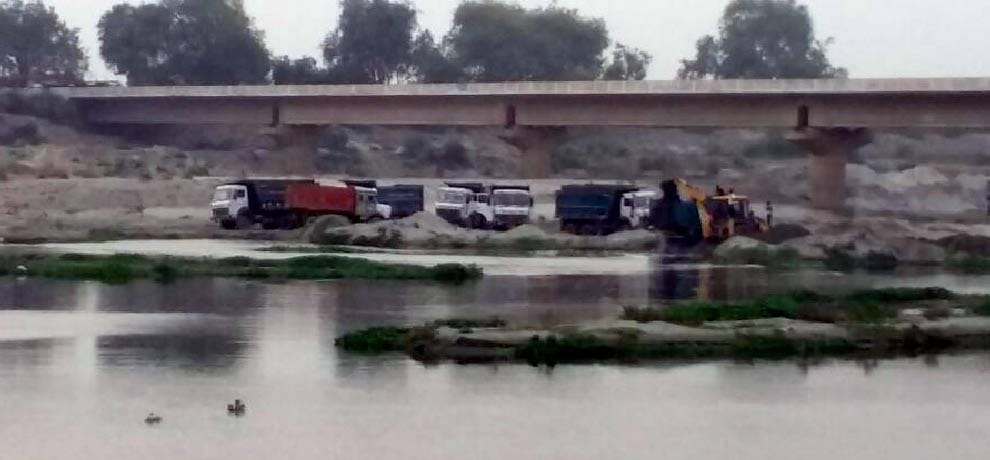 Yamuna was fatal with black money game, rampant illegal mining