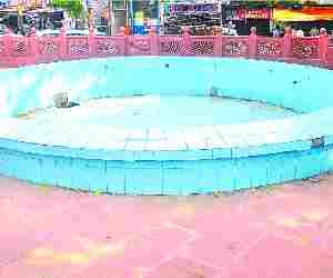 Azad Park's fountain not working for long
