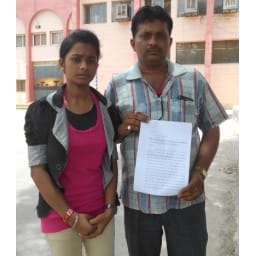 bhiwani news, girl, hunger strike, permission