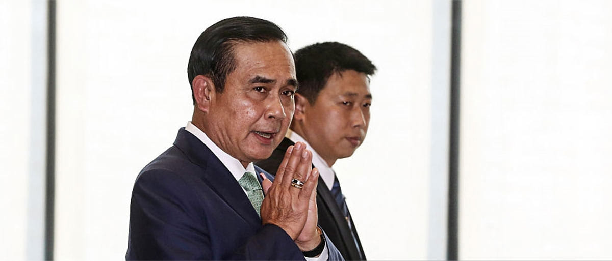 prime minister of thailand reached to india