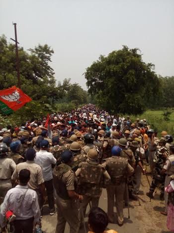 UP: police stoped sangeet som and atul pradhan rally
