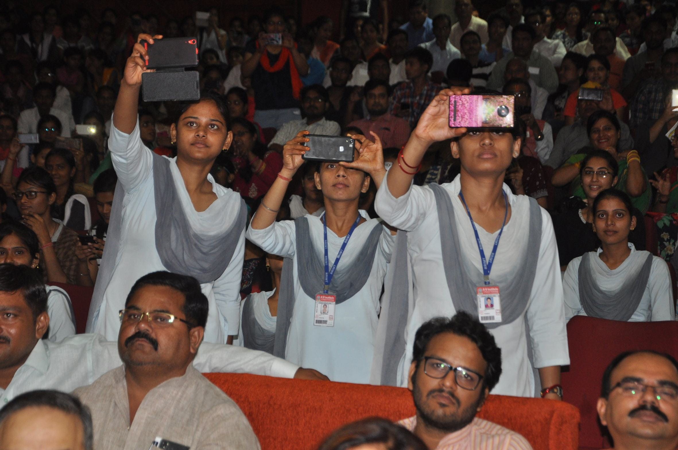 smriti irani speaks in a seminar in lucknow 
