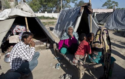 west UP is witnessing shifting on religious basis.