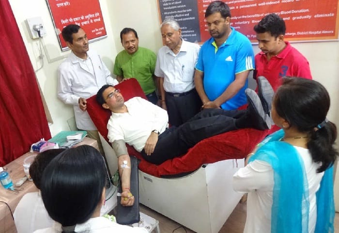 Blood Donation by DM