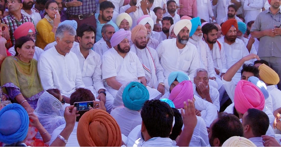 captain amrinder singh, cm parkash singh badal, punjab election, punjab politics, muktsar, punjab