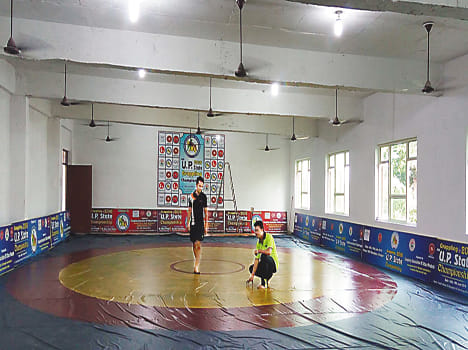 Grappling with a two-day wrestling competition today