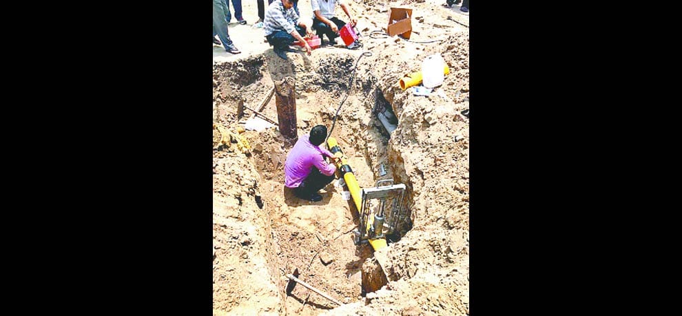 IGL pipeline cracked, gas flowed up to 1 hour of complaint