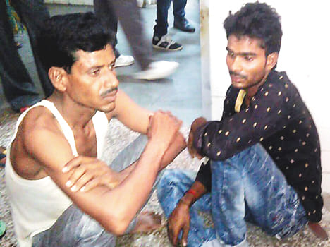 under suspicious condition helper died