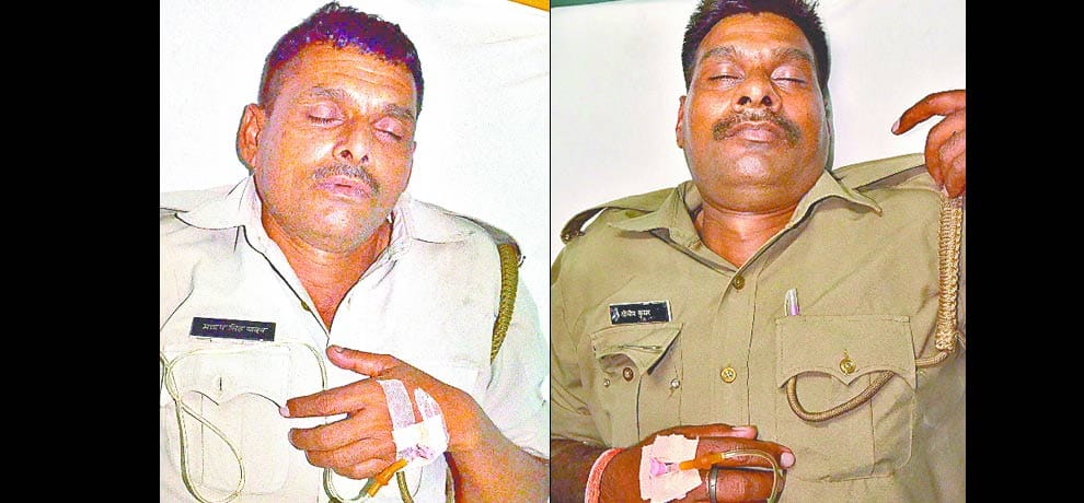 faint by gave sweet to policemen, escaped murder