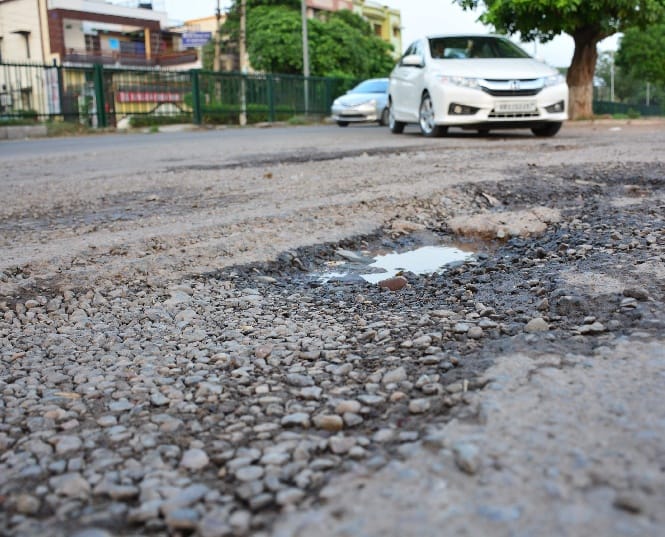 road construction, re-carpating of roads, public problems, panchkula nagar nigam, panchkula