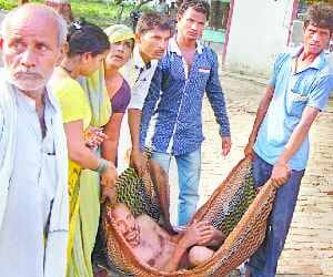Police beat deranged