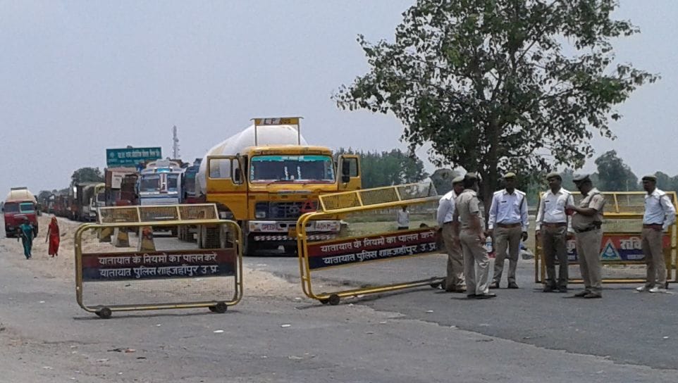 Traffic was halted for four hours