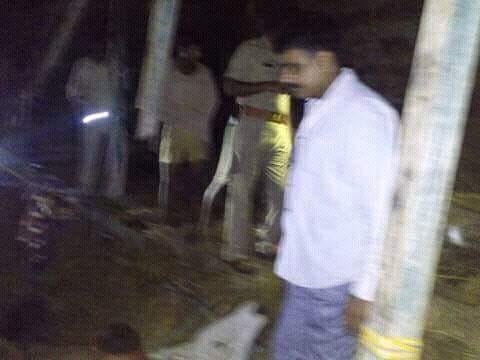 one man and 15 animal died in truck accident