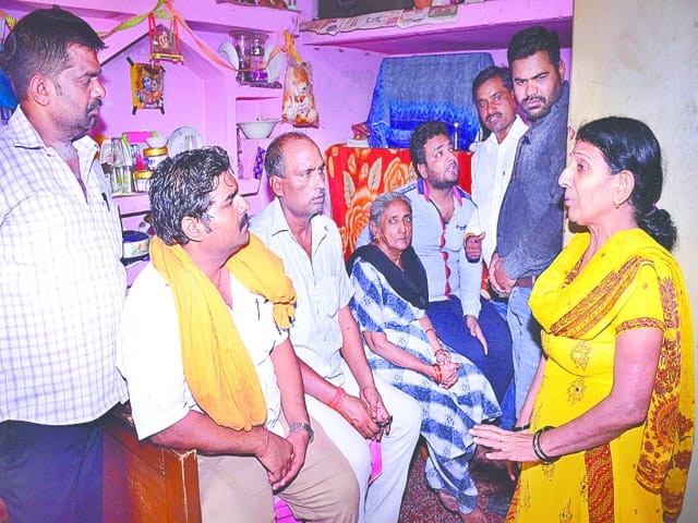 42 families flee claim