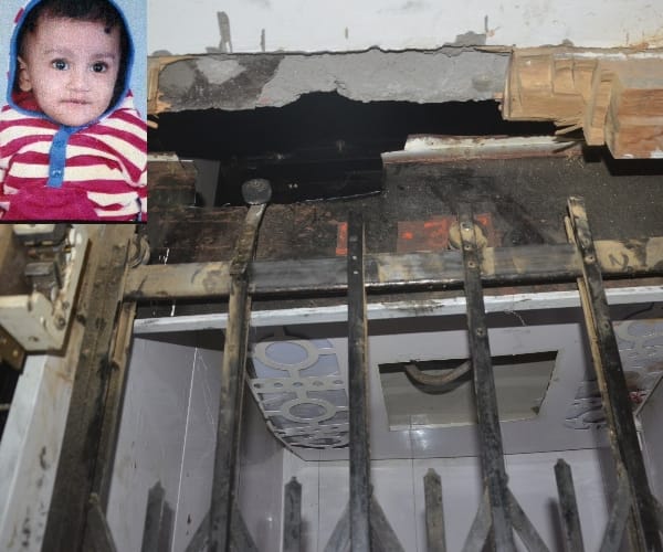  A child died in a accident in haaratganj in Lucknow.