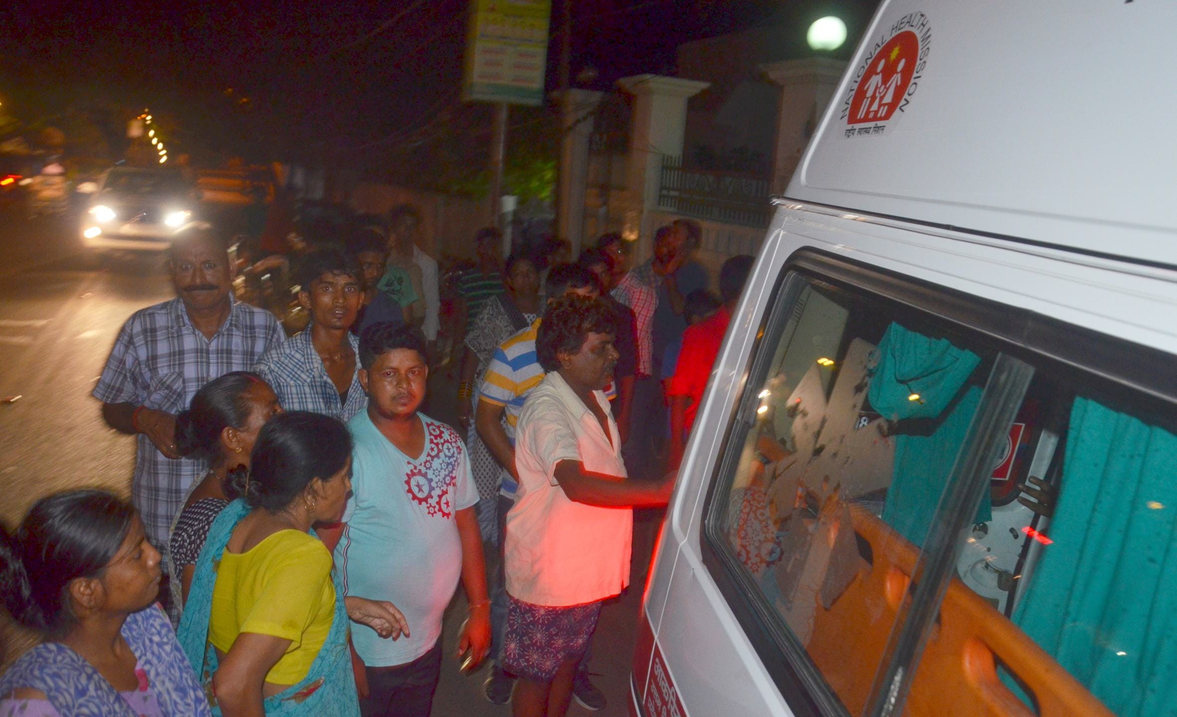 A child died in a accident in Lucknow.