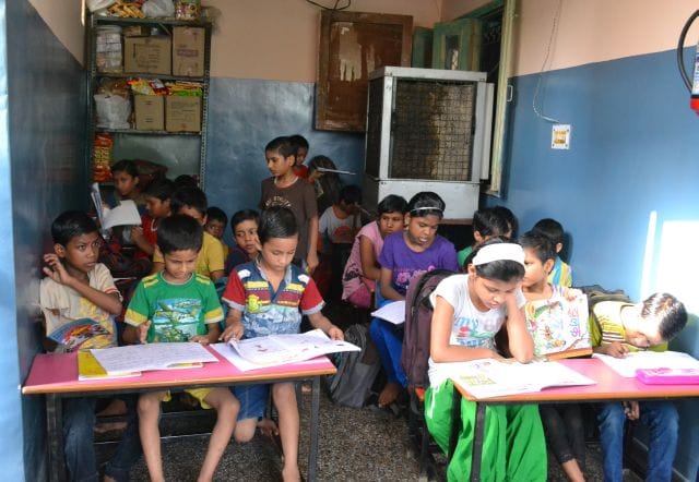 Forgets to put children at the ashram administration