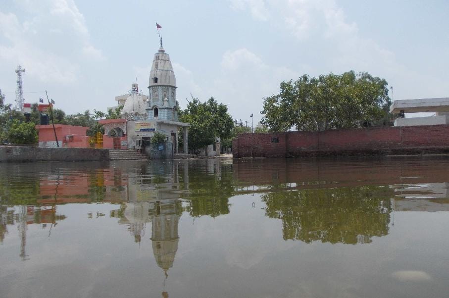 old bus stand jhajhar, rain water problem, jhajjhar/bahadurgrah
