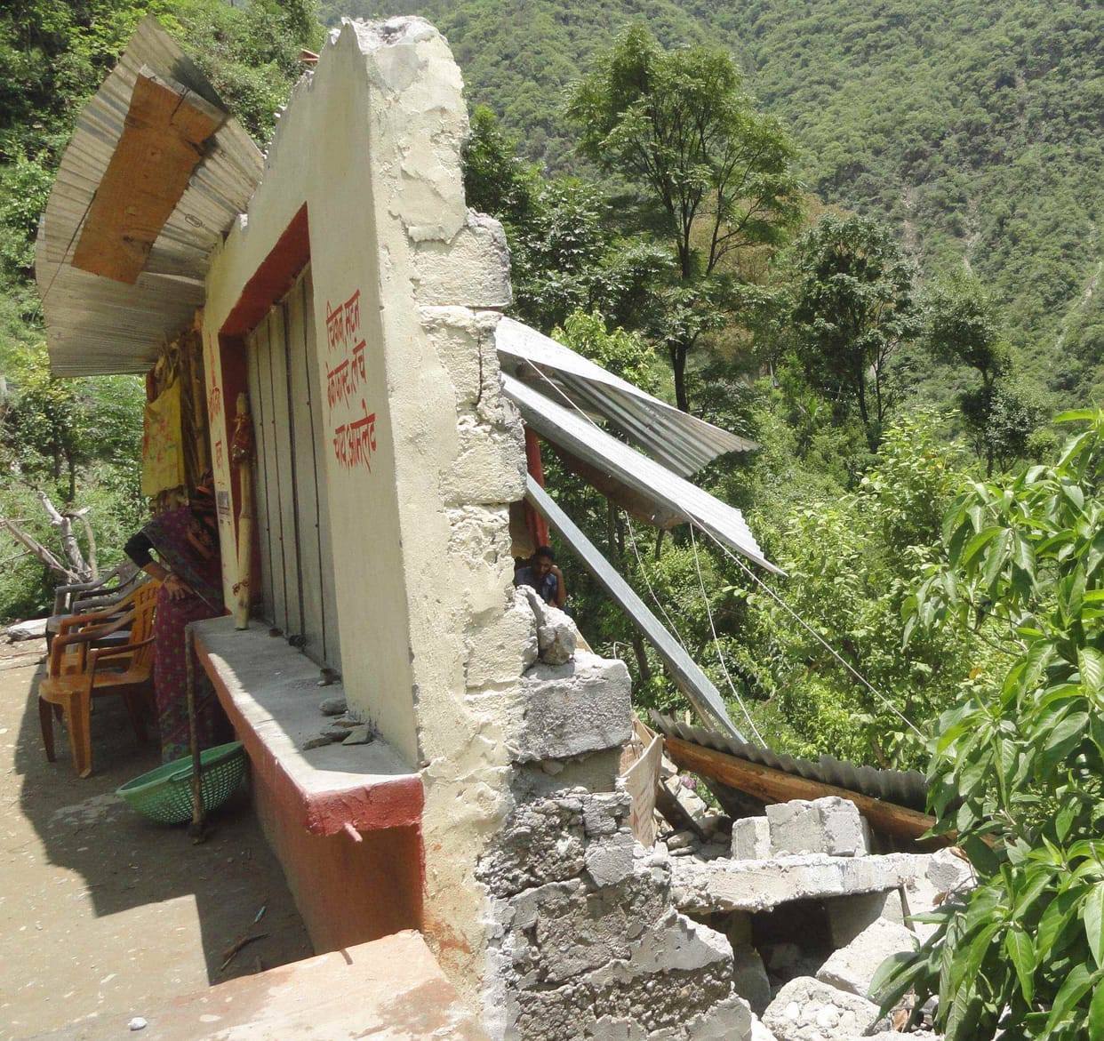 cloudburst in karnaprayag, massive loss