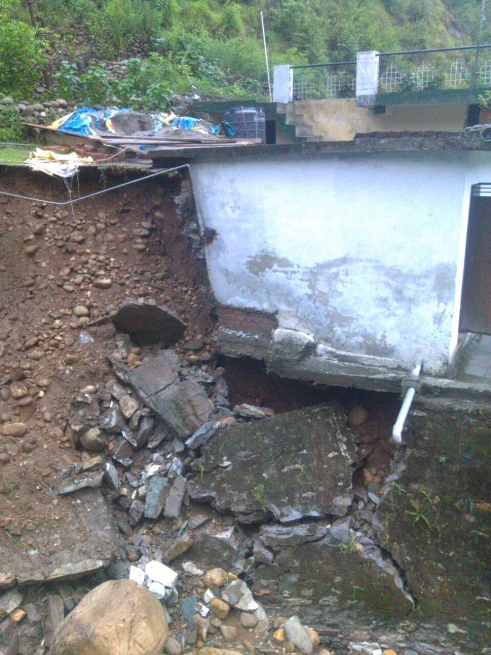 cloudburst in karnaprayag, massive loss