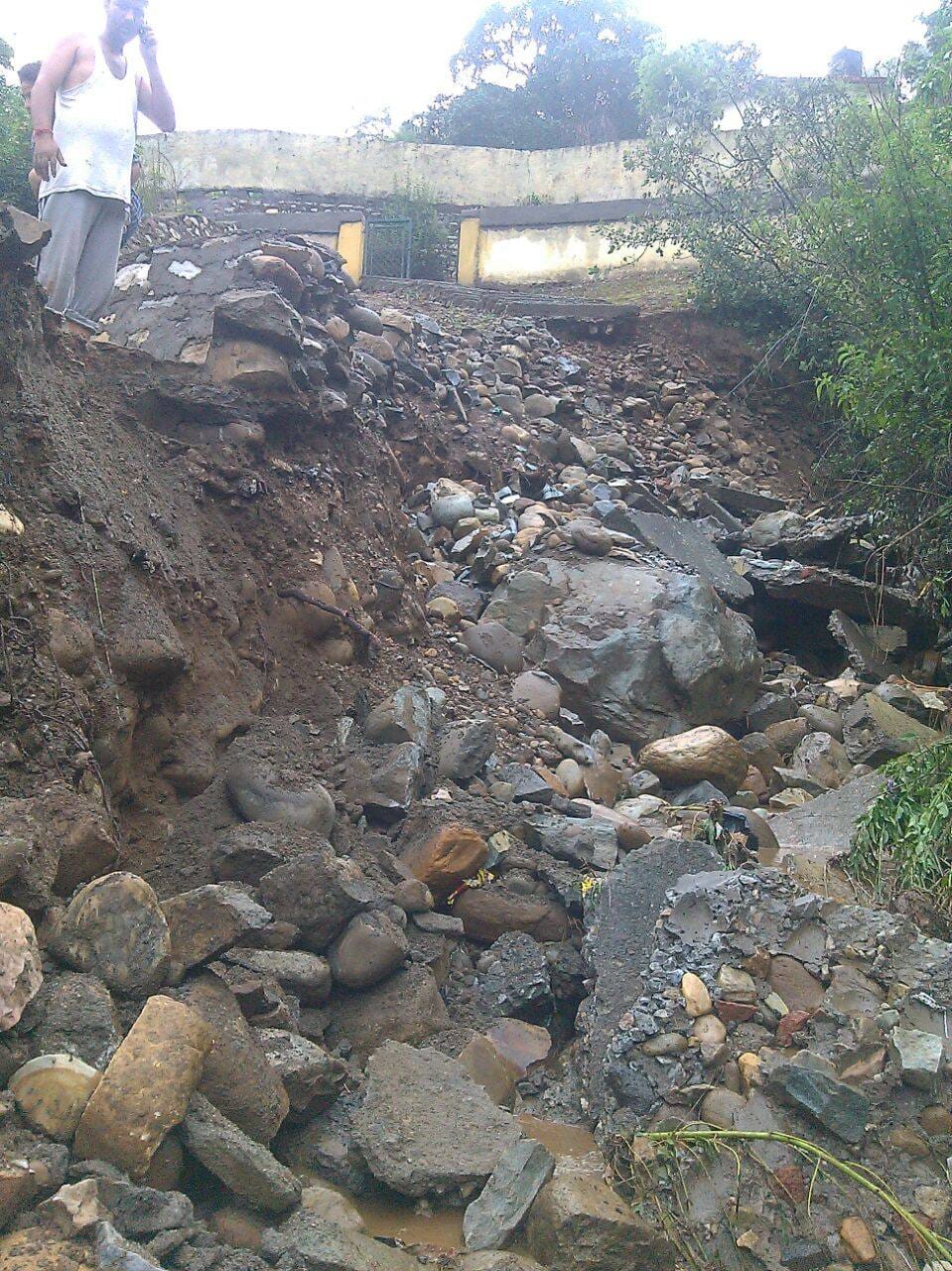 cloudburst in karnaprayag, massive loss