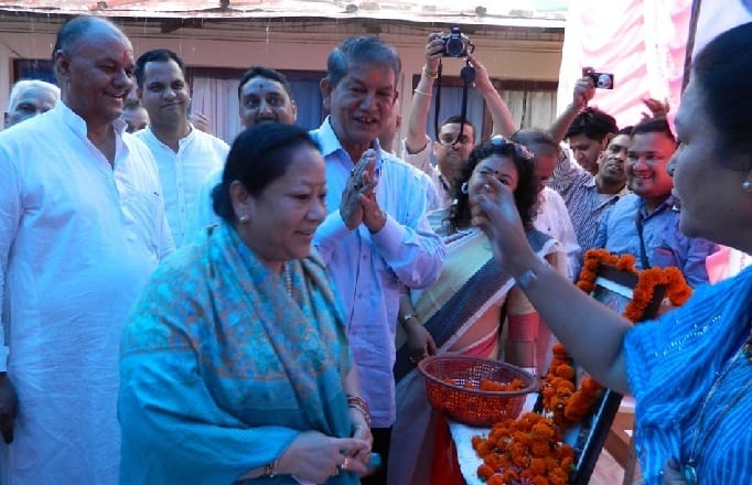 CM Harish Rawat arrived Ranikhet
