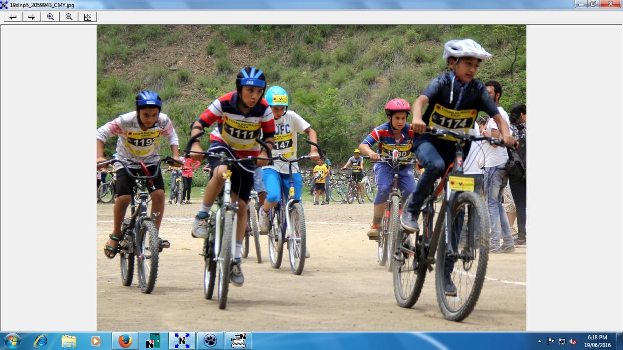 SEVAN BECOME FIRST IN CYCLE RACE IN SOLAN 
