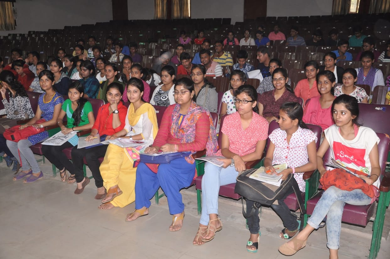 28 students take admission in BA and 17 in B.Com