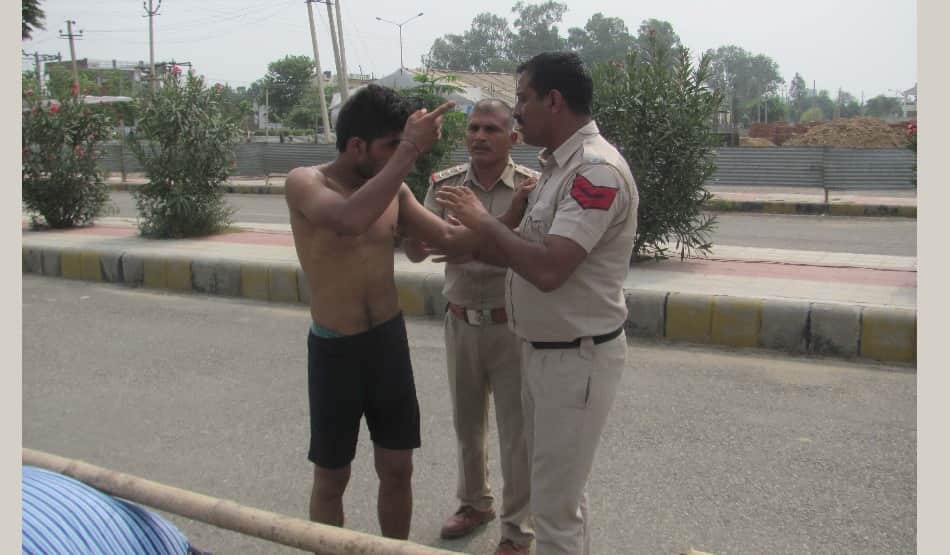 organically in haryana police recruitment in kurukshetra 