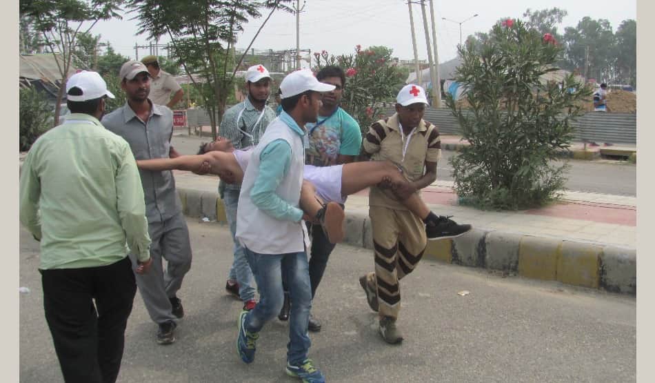 organically in haryana police recruitment in kurukshetra 