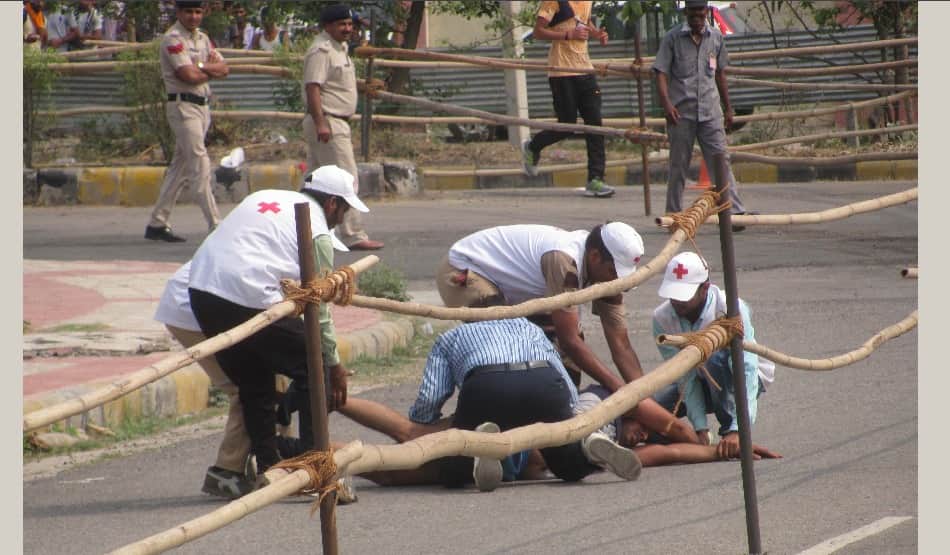 organically in haryana police recruitment in kurukshetra 