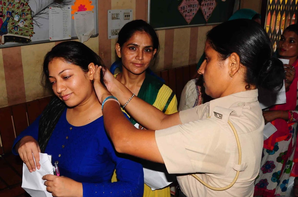 rohtak, Education,HTET news, HTET examination revealed the girls opened earrings and hair