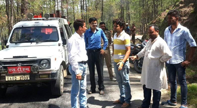 SDM stopped construction work