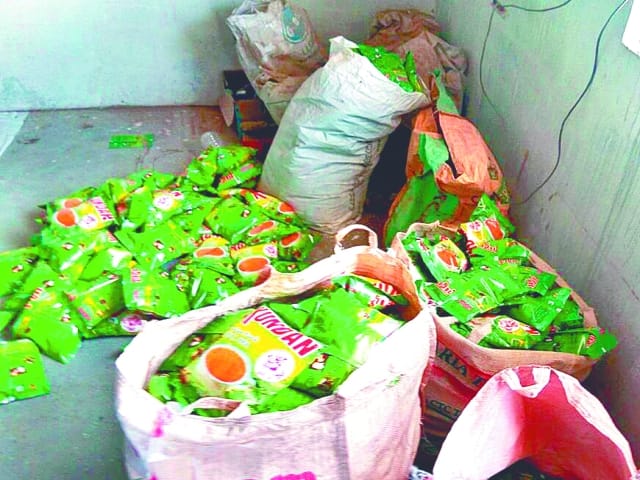 Somewhere there was tasteless tea from adulteration