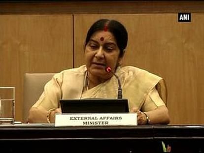 China not opposing India's entry to NSG: Swaraj
