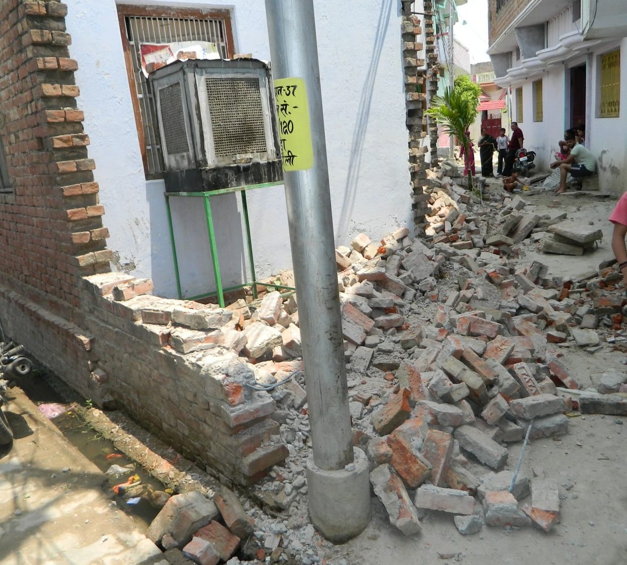 Napa EO toppled the wall