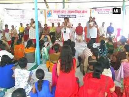 Yoga for a healthy life! Walkathon, camps held ahead of International Yoga Day