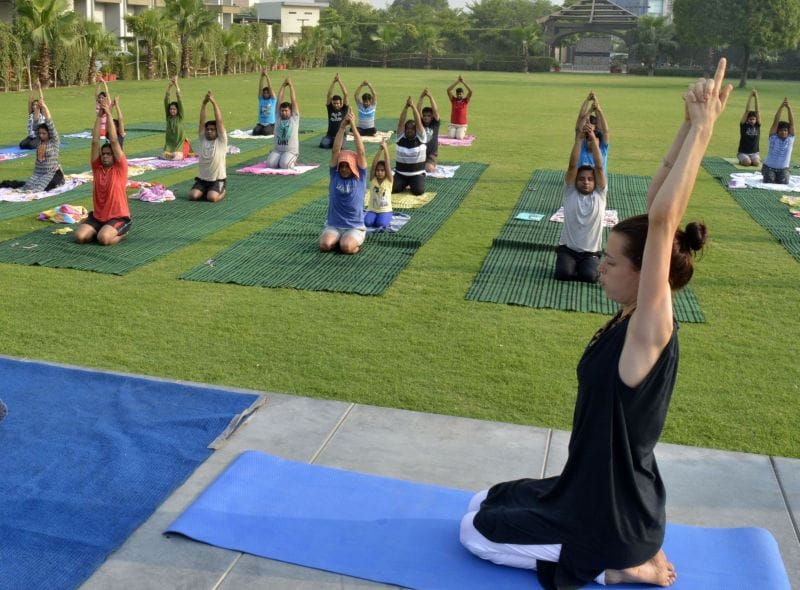 international yoga day preparetion