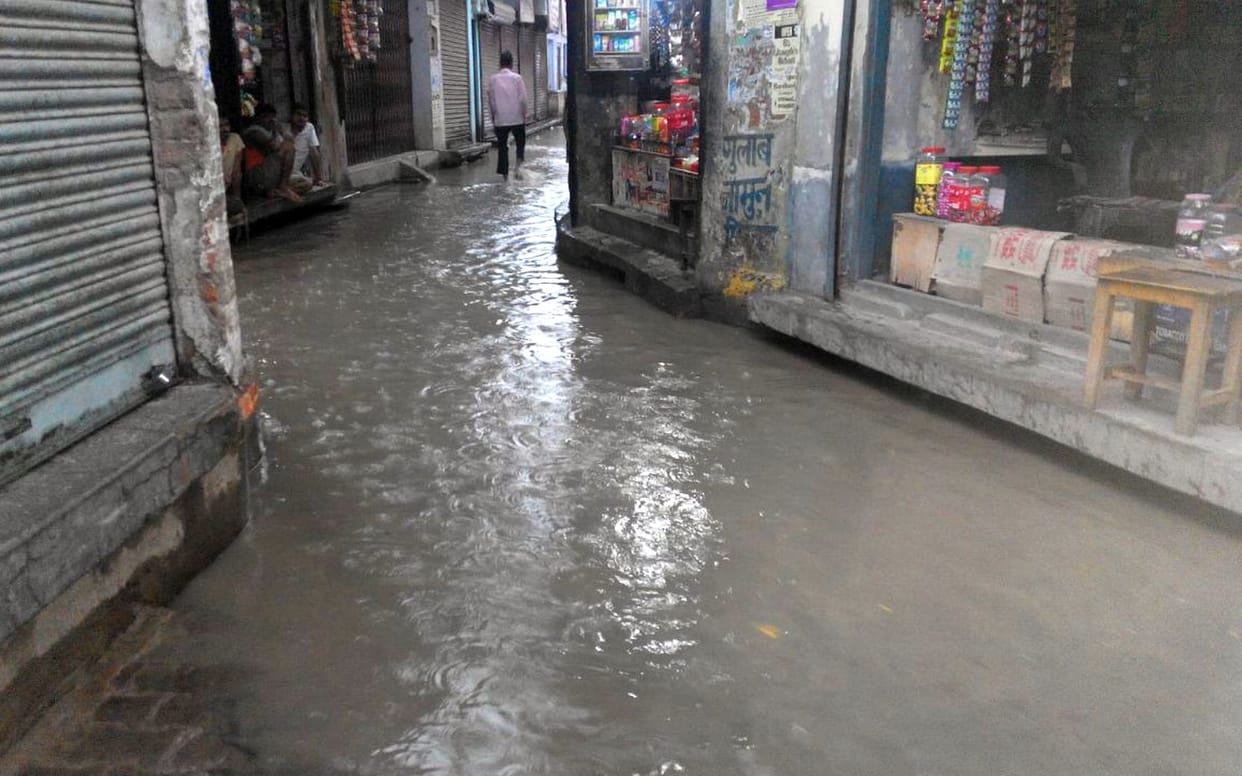 The humidity and heat relief from rain 