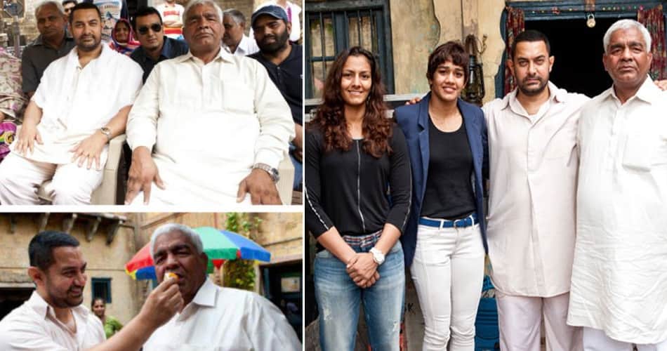 aamir khan meeting with real hero of dangal mahavir pehelwan, exposed secrets of shooting