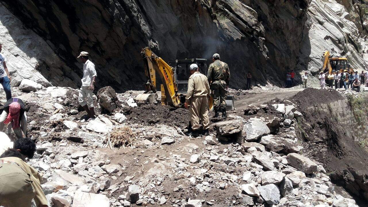 reason behind landslide in hilly areas