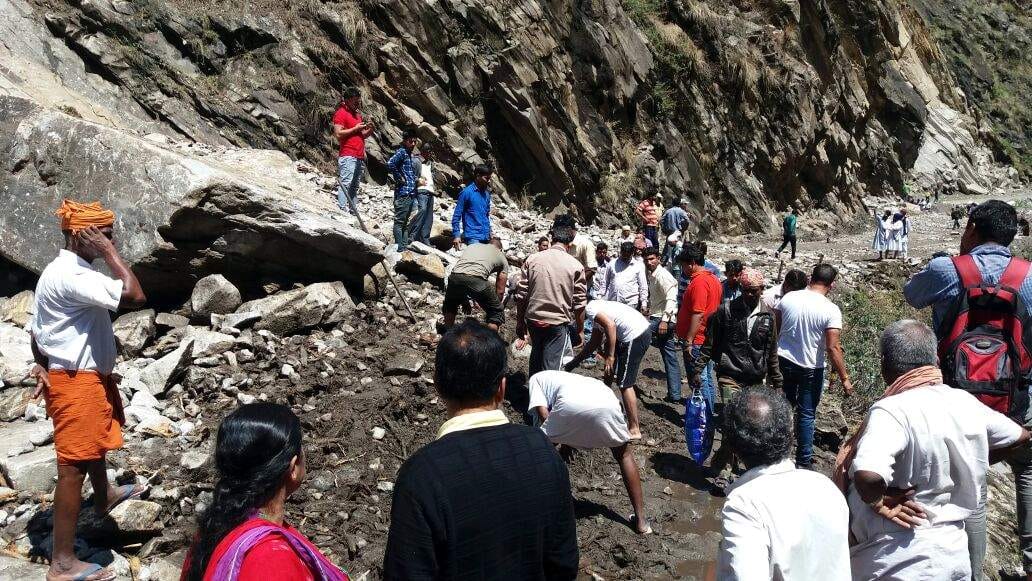 reason behind landslide in hilly areas
