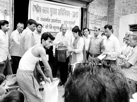 DM ration distributeded itself in three villages