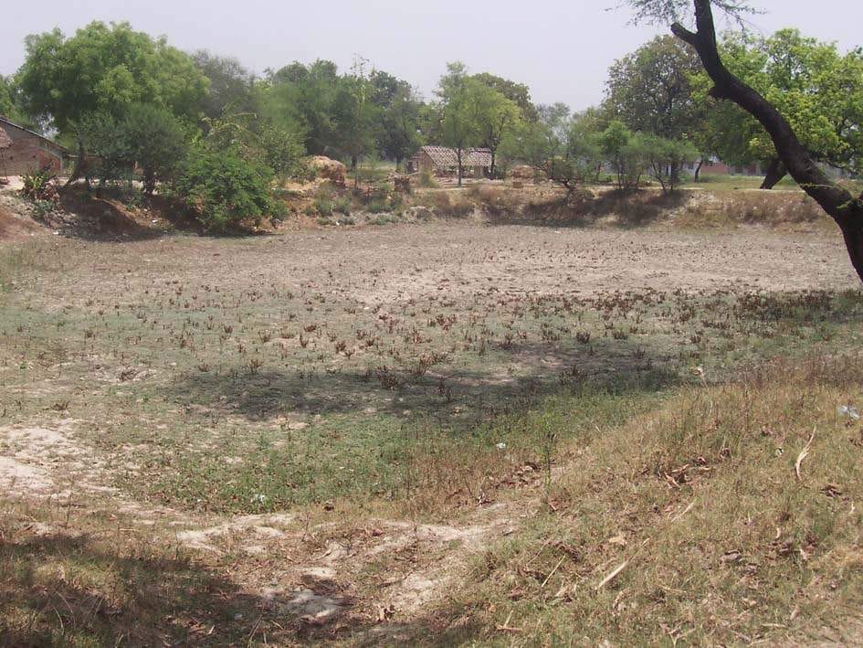 The city is not in the system of water harvesting