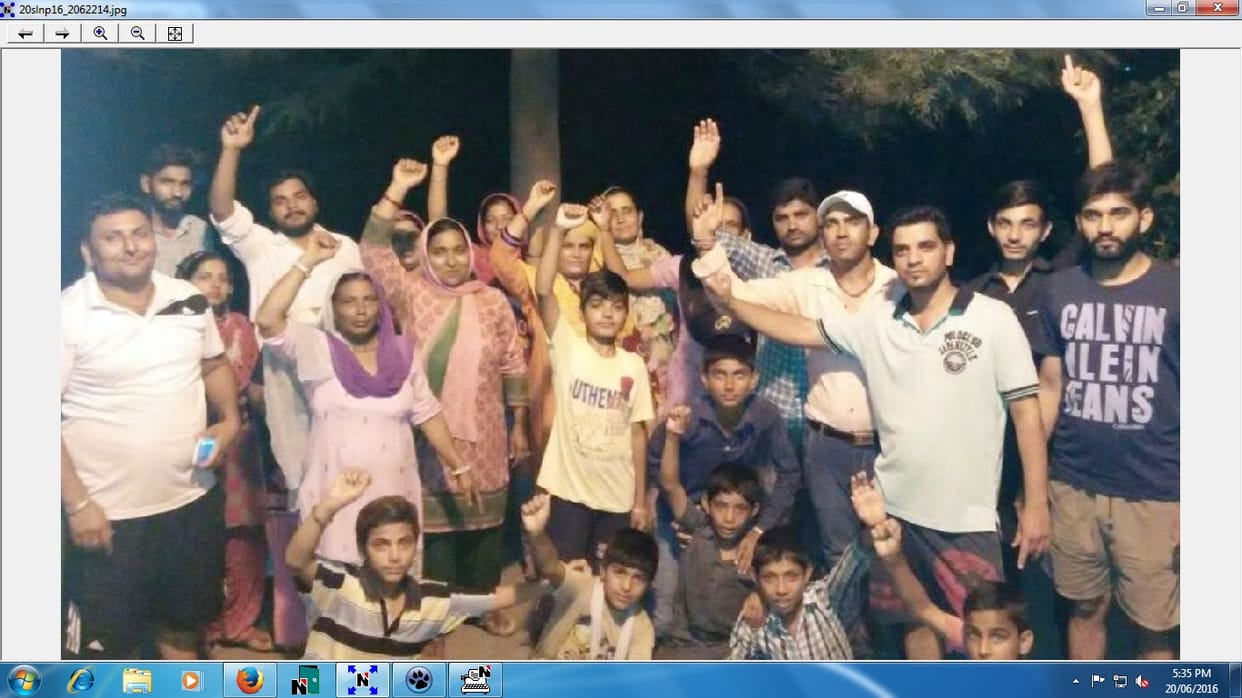 aggitation aganist bijli board in baddi