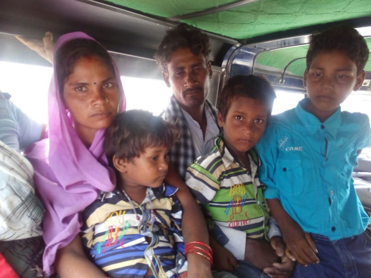 with Family attempted self-immolation