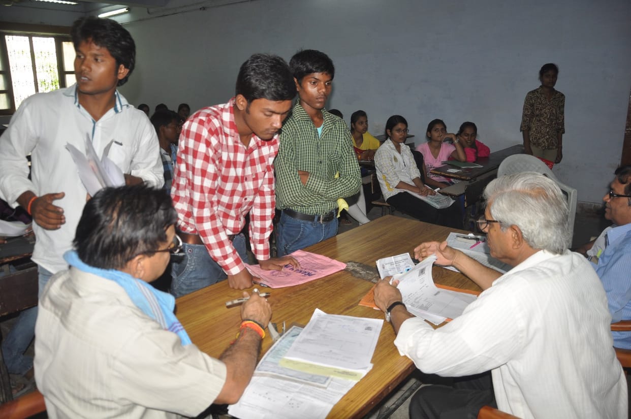 B.Sc. maths and bio group's seat are full