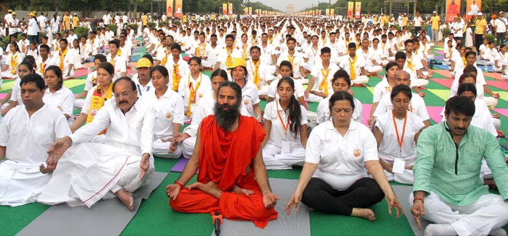  Rajpath converted into aYoga path, watch these special pictures