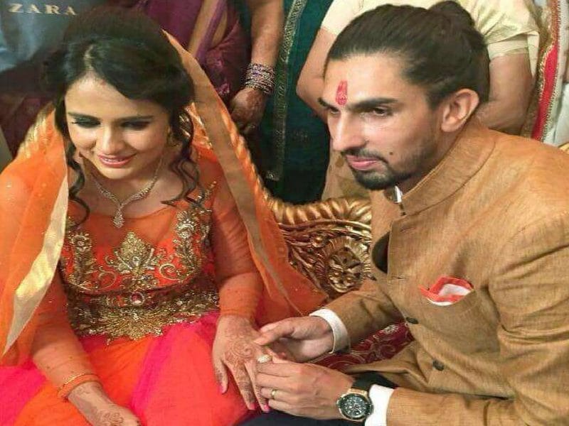 Cricketer Ishant sharma engagement with the international basketball player