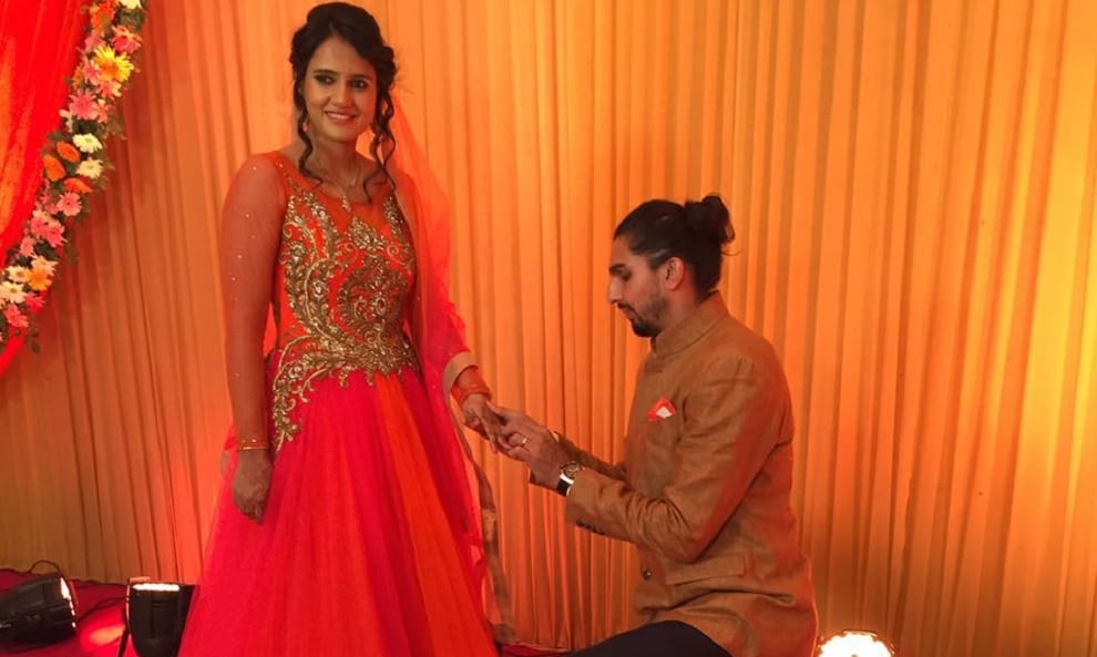 Cricketer Ishant sharma engagement with the international basketball player